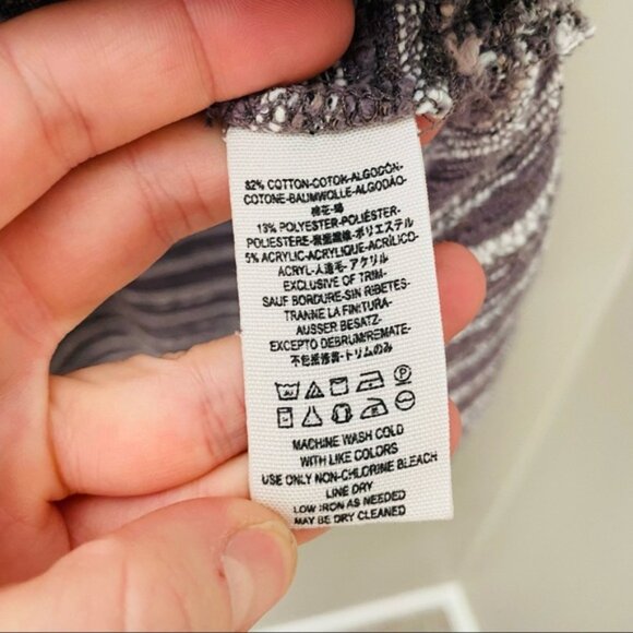 Free People Pullover Long Sleeve Top Gray/Purple Sz Small - Picture 5 of 11